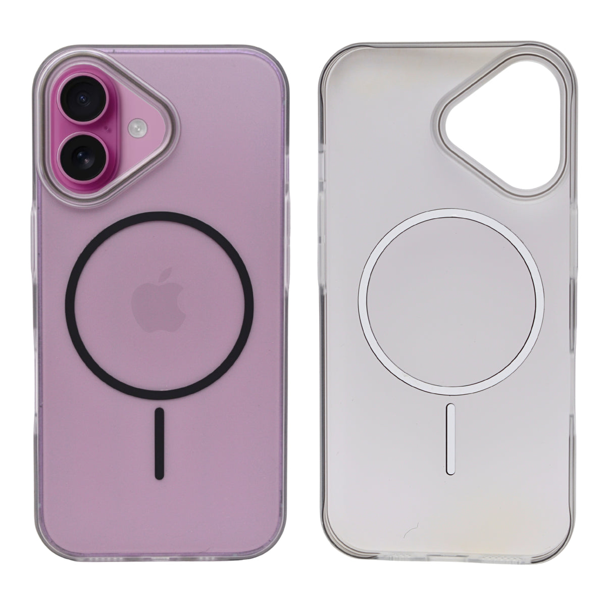 Crystal Clear Shockproof MagSafe Phone Case for iPhone 16