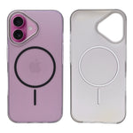 Crystal Clear Shockproof MagSafe Phone Case for iPhone 16