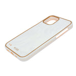 Elegant Glossy Marble Finish Phone Case for iPhone 12 / 12 Pro