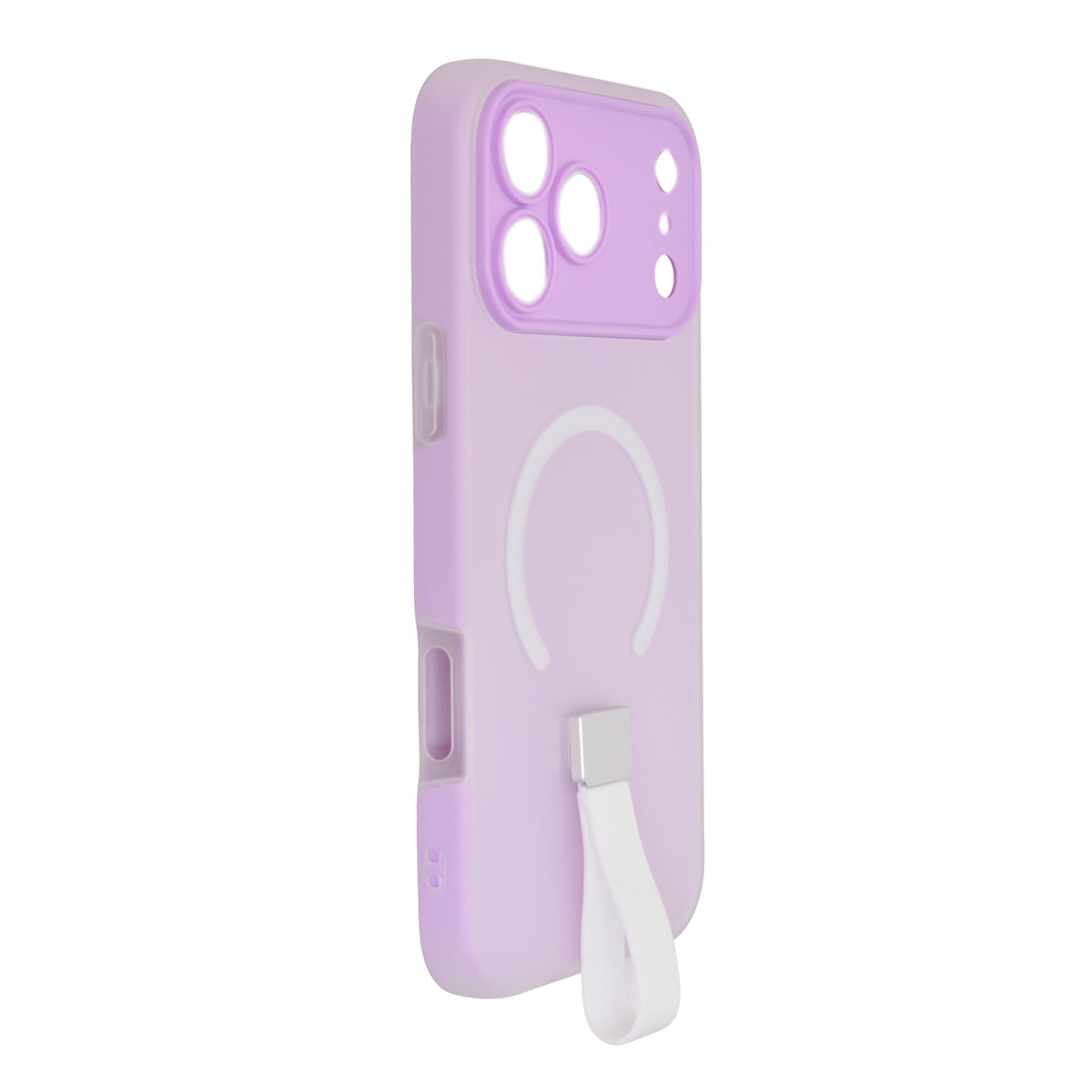 Frosty Matte with Silicone Finger Loop Phone Case for iPhone 17 Pro