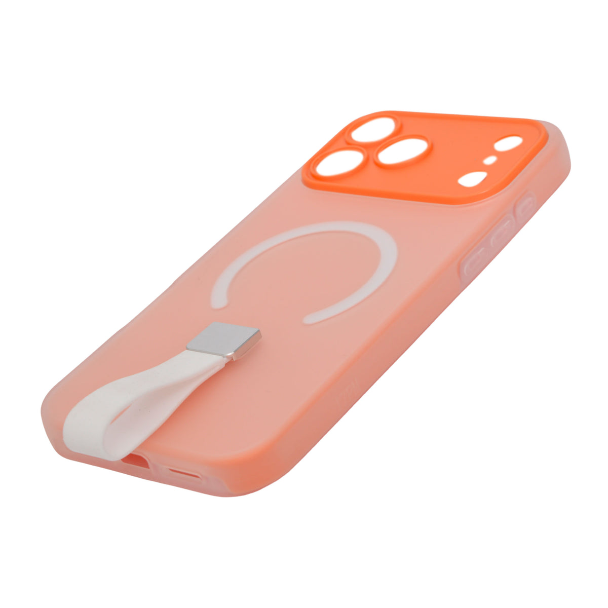 Frosty Matte with Silicone Finger Loop Phone Case for iPhone 17 Pro