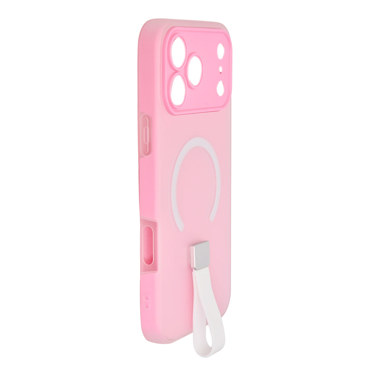 Frosty Matte with Silicone Finger Loop Phone Case for iPhone 17 Pro