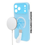 Frosty Matte with Silicone Finger Loop Phone Case for iPhone 17 Pro