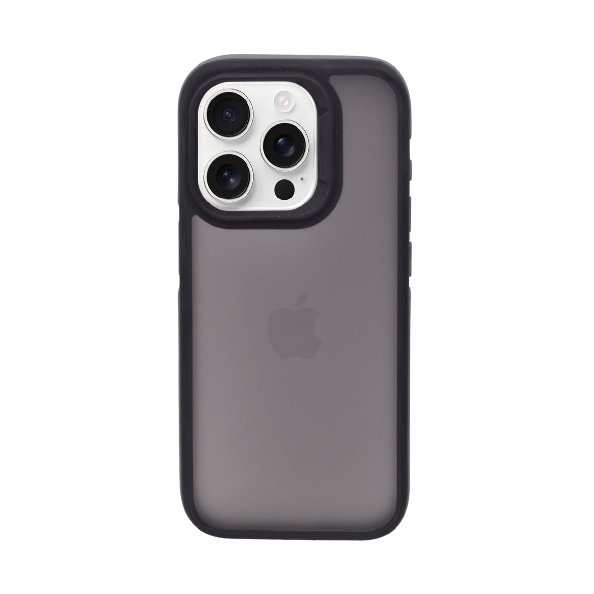 Sleek Matte Translucent with Enhanced Camera Bezel Phone Case for iPhone 15 Pro