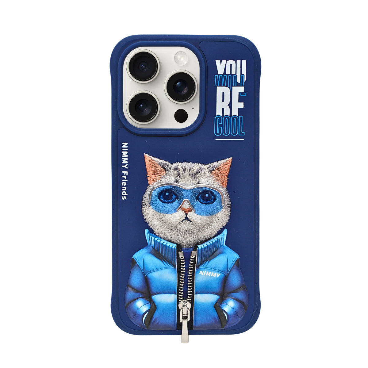 Nimmy Friends "Busy Being a Billionaire" Dog Phone Case for iPhone 14 Pro