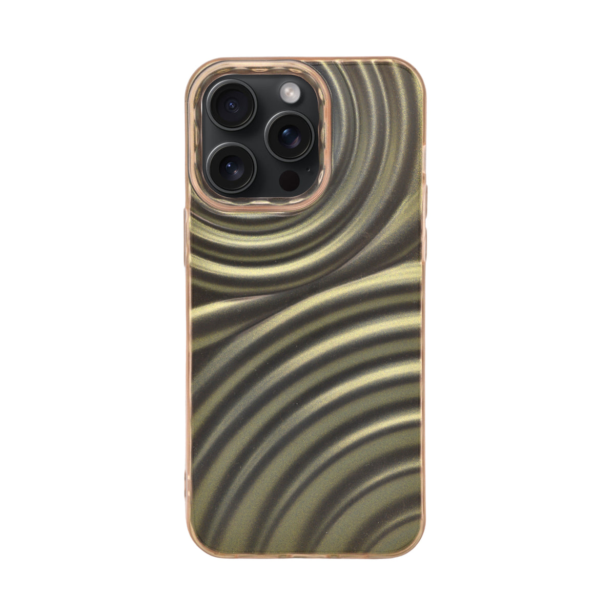 Transparent Water Ripples Phone Case for iPhone 15 Pro Max