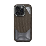 Premium Heat Dissipation with Modern Textured Finish Phone Case for iPhone 15 Pro
