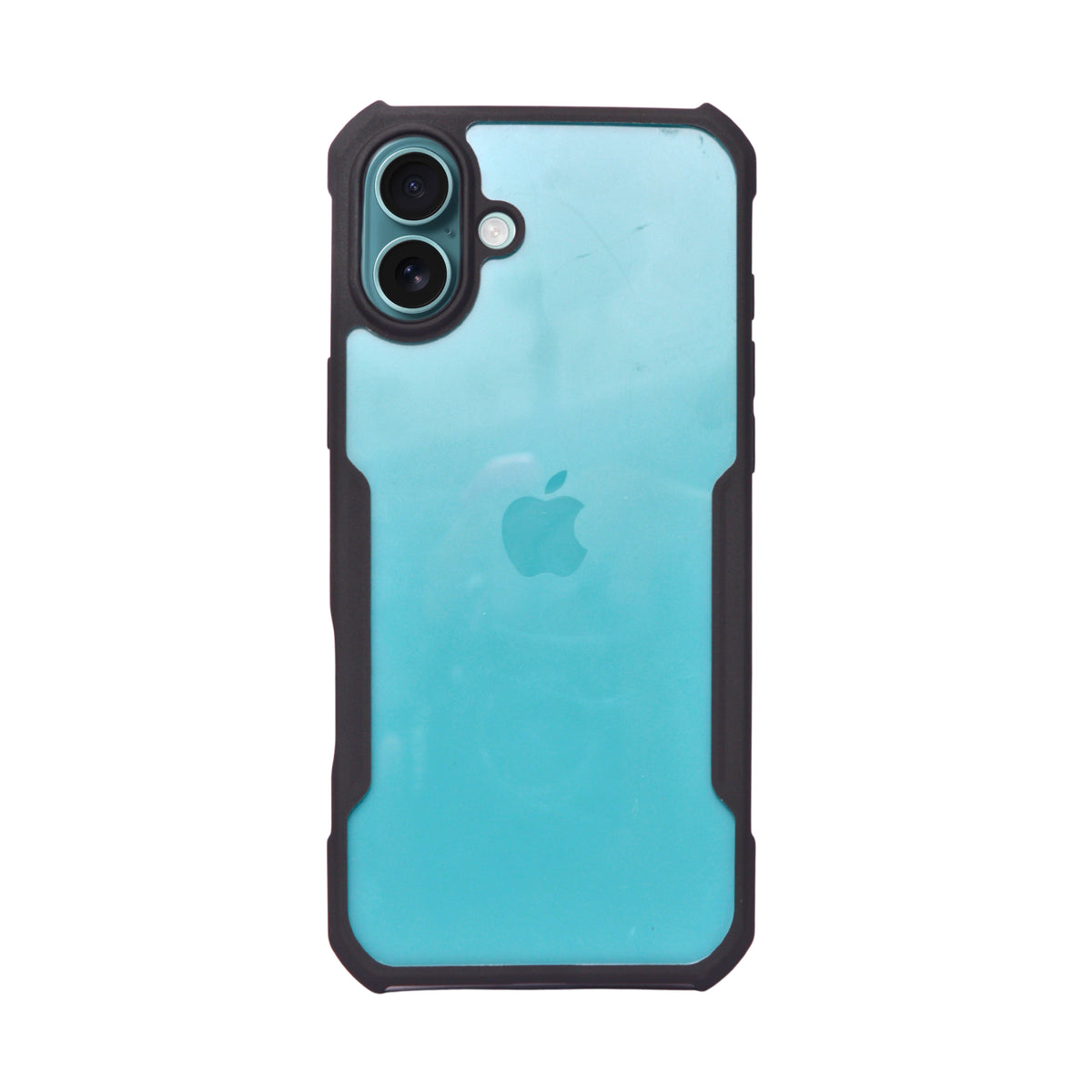 Transparent Rugged Edge Phone Case for iPhone 16 Plus