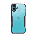Transparent Rugged Edge Phone Case for iPhone 16 Plus