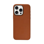 Premium PU Leather with Metal Camera Frame Phone Case for iPhone 15 Pro Max