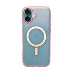 Glossy Transparent Tinted Magsafe Compatible Phone Case for iPhone 16 Plus