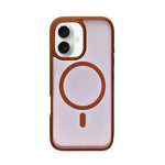 Matte Transparent Hard Shell Protective Phone Case for iPhone 16 Plus
