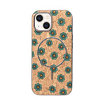 Cork Texture Printed MagSafe Compatible Phone Case for iPhone 13 / 14