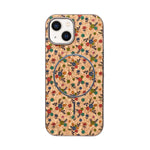 Cork Texture Printed MagSafe Compatible Phone Case for iPhone 13 / 14