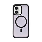 Matte Transparent Hard Shell Protective Phone Case for iPhone 16 Plus