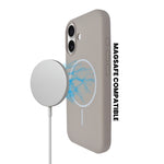 Soft Silicone with MagSafe Ring Phone Case for iPhone 17
