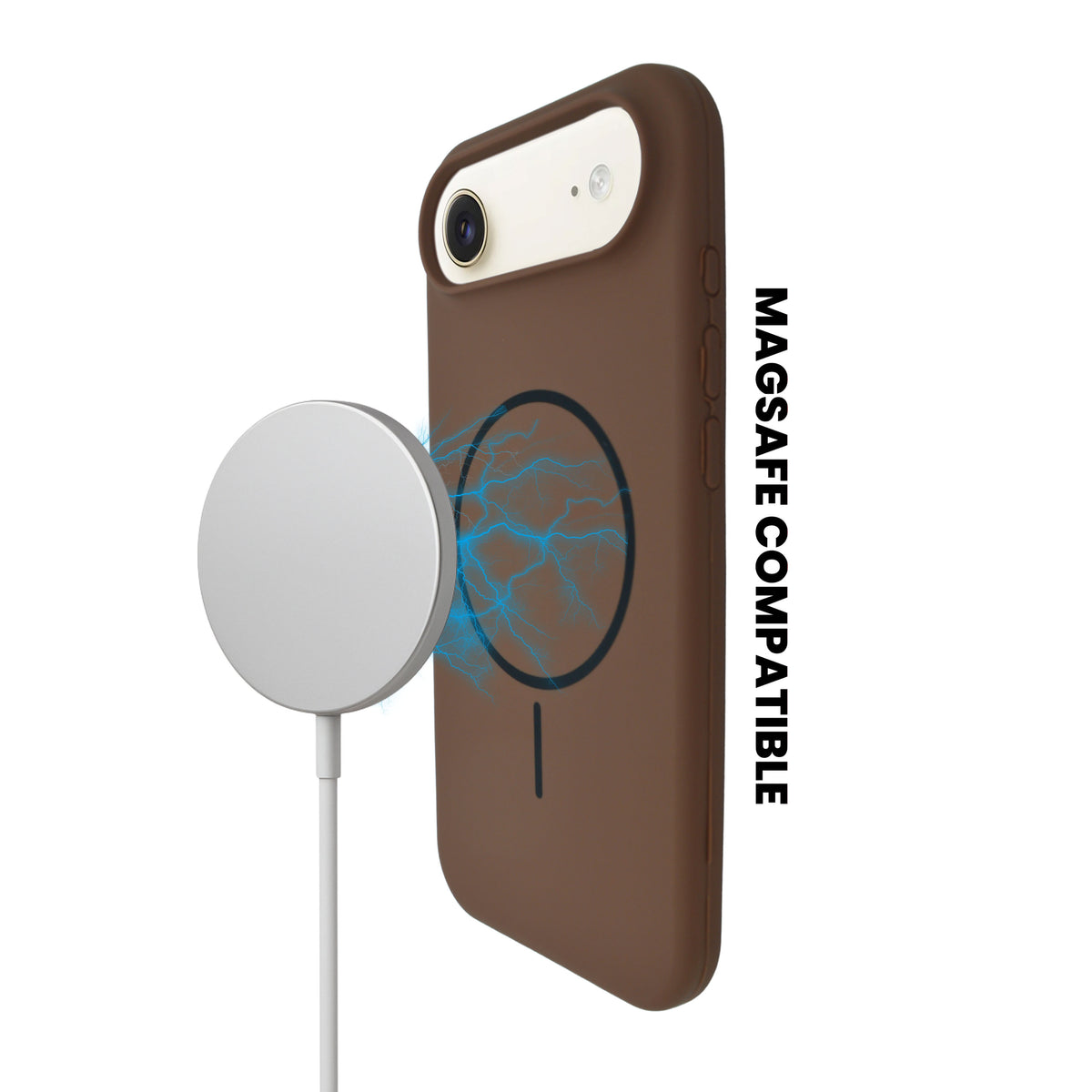 Soft Silicone with MagSafe Ring Phone Case for iPhone 17 Air