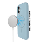 Soft Silicone with MagSafe Ring Phone Case for iPhone 17