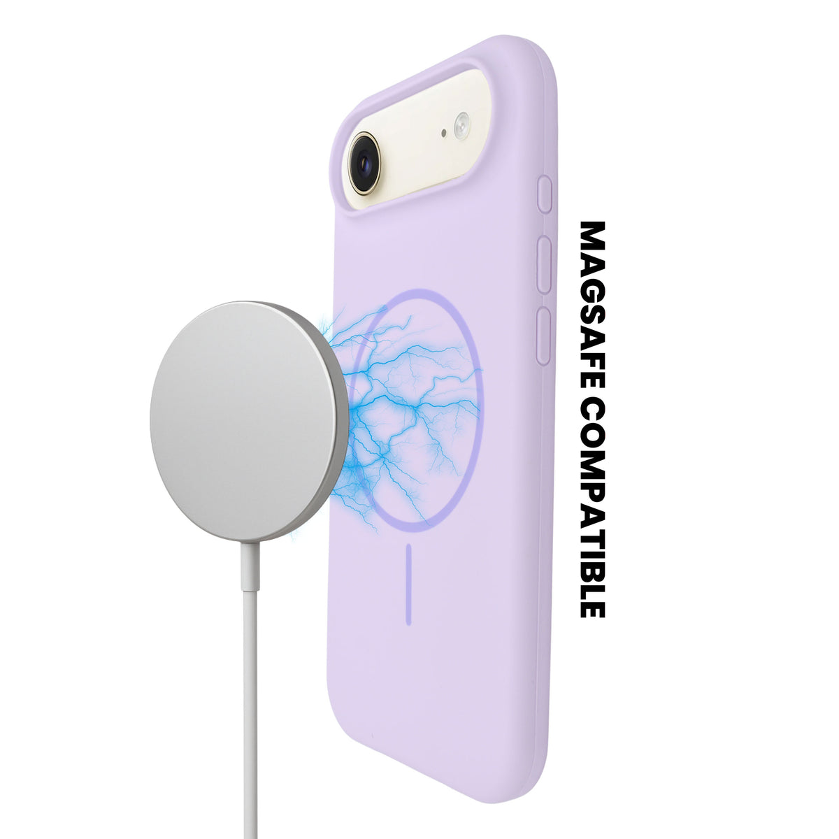 Soft Silicone with MagSafe Ring Phone Case for iPhone 17 Air