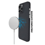 Premium Carbon Texture Slim Protective Phone Case with MagSafe for iPhone 15 Pro
