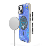 IKARIKUMA Angry Bear Cartoon Protective Phone Case For iPhone 14 Plus / 15 Plus