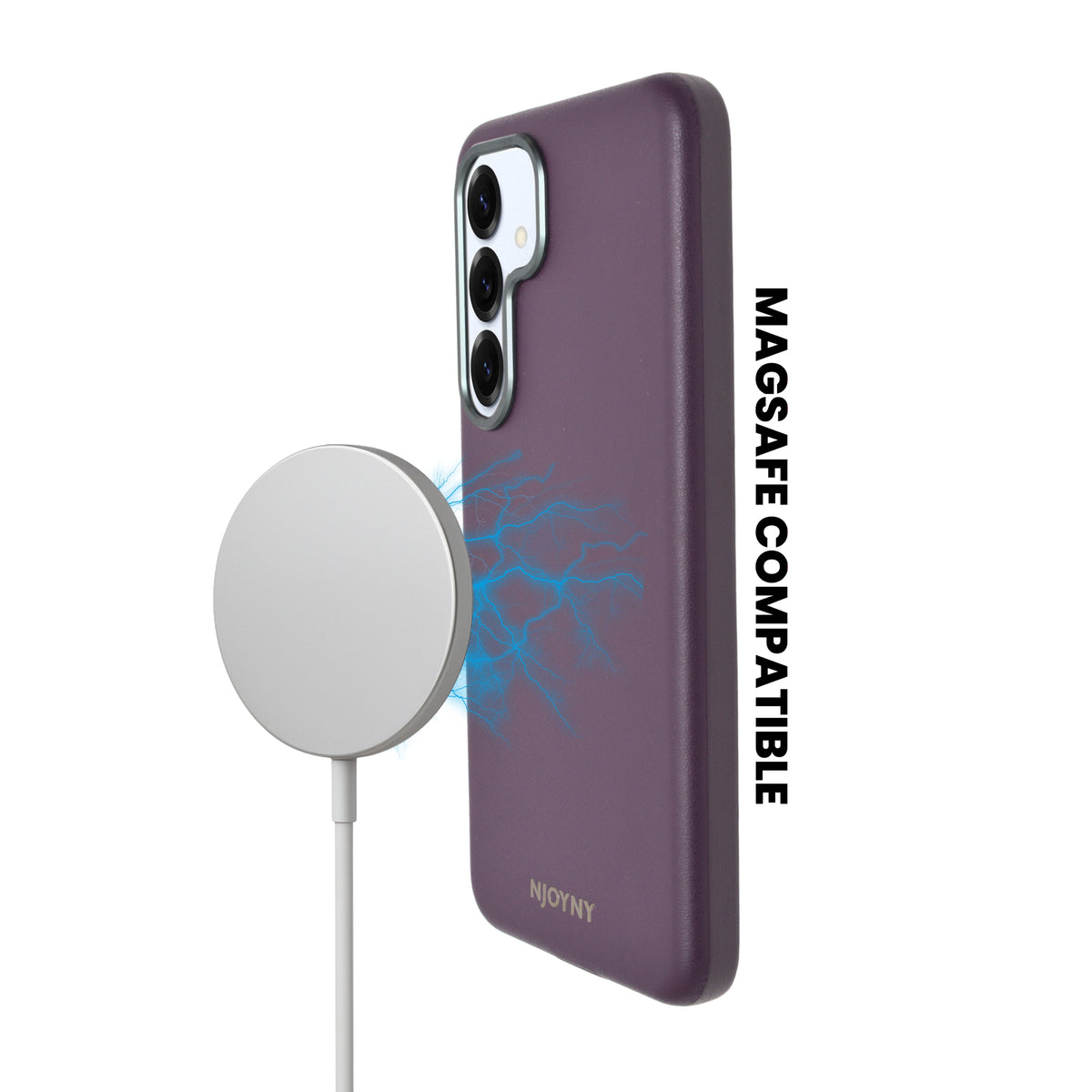 Leather Texture Sleek Matte Protective Phone Case for Samsung S24 / S25