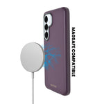 Leather Texture Sleek Matte Protective Phone Case for Samsung S24 / S25