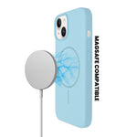 Soft Silicone with MagSafe Ring Phone Case for iPhone 14 Plus / 15 Plus