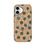 Cork Texture Printed MagSafe Compatible Phone Case for iPhone 16