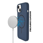 Soft Silicone with MagSafe Ring Phone Case for iPhone 13 / 14