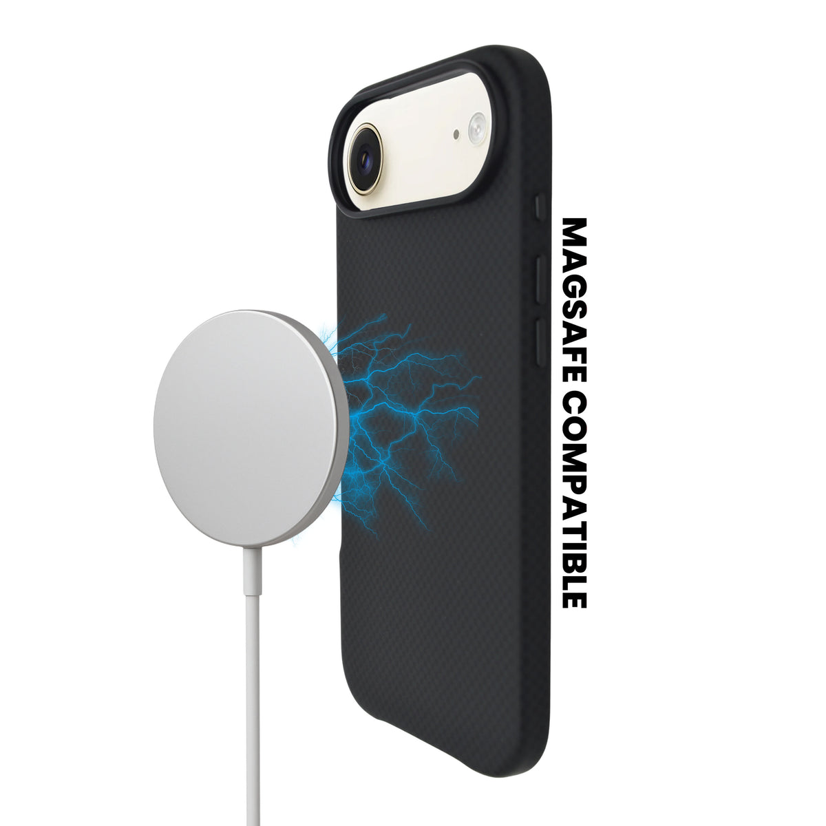 Sleek Carbon Fiber MagSafe Compatible Phone Case for iPhone 17 Air