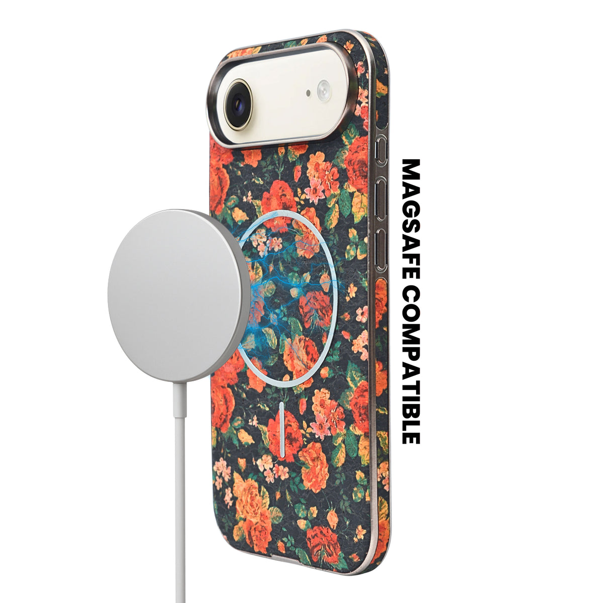 Cork Texture Printed MagSafe Compatible Phone Case for iPhone 17 Air