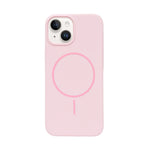 Soft Silicone with MagSafe Ring Phone Case for iPhone 14 Plus / 15 Plus