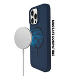 Soft Silicone with MagSafe Ring Phone Case for iPhone 15 Pro