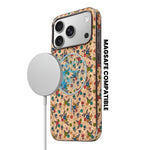 Cork Texture Printed MagSafe Compatible Phone Case for iPhone 17 Pro Max
