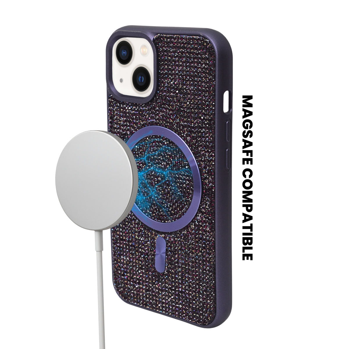 Luxury Rhinestone MagSafe Compatible Phone Case for iPhone 13 / 14