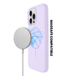 Soft Silicone with MagSafe Ring Phone Case for iPhone 15 Pro