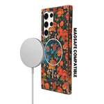 Cork Texture Printed MagSafe Compatible Phone Case for Samsung Galaxy S23 Ultra