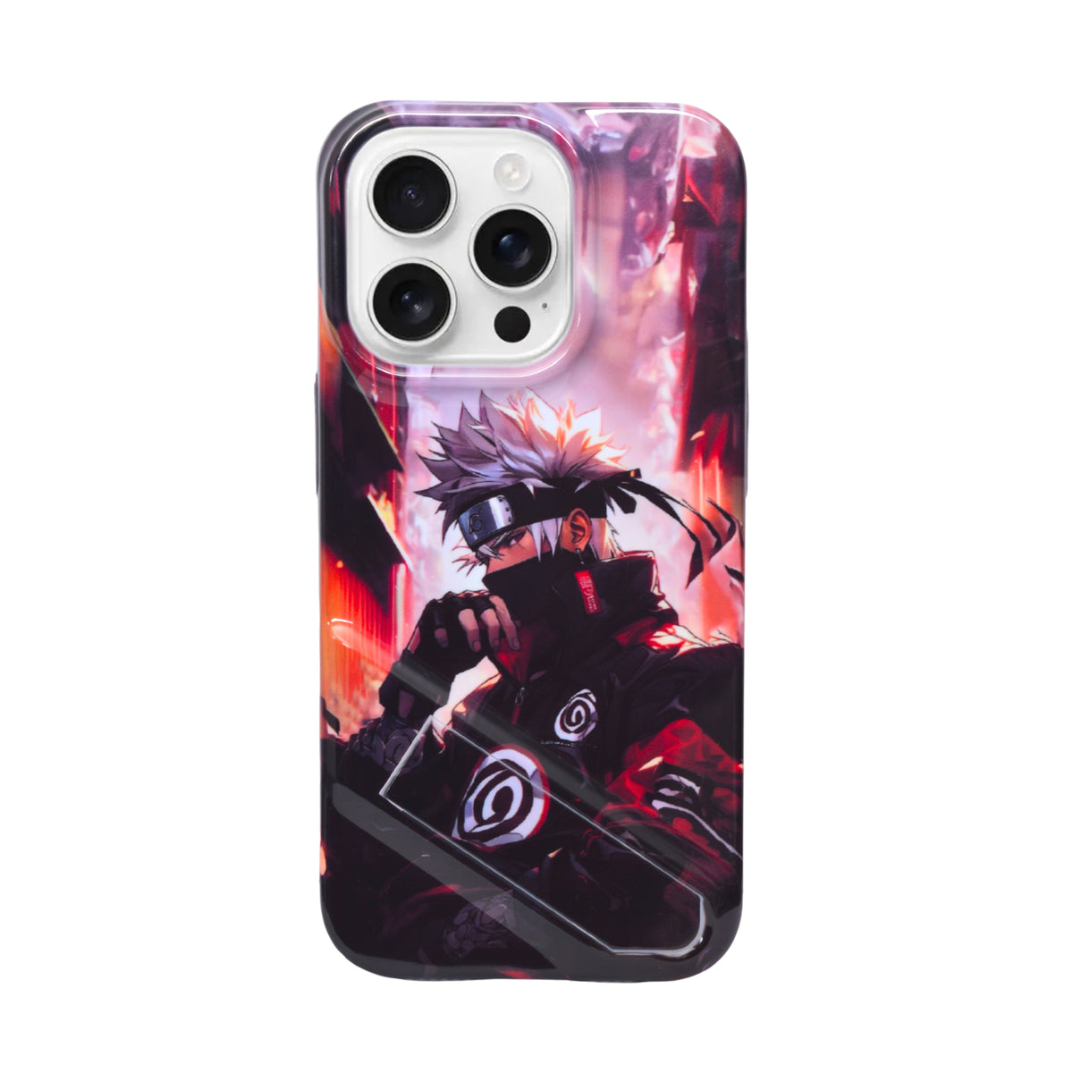 Anime With In-Built Stand Cover ForiPhone 15 Pro Max