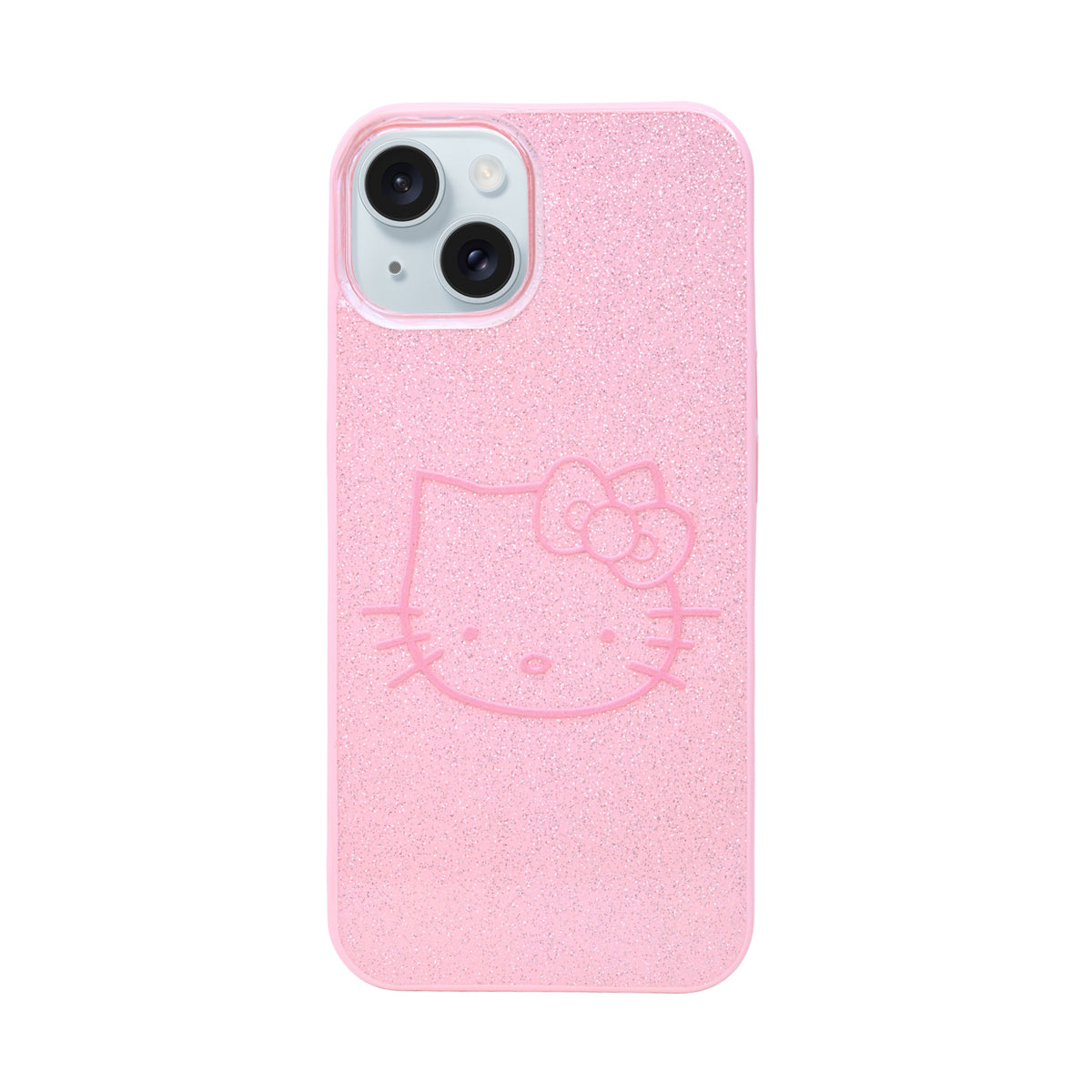 Glitter Sparkle Kitty Phone Case for iPhone 15