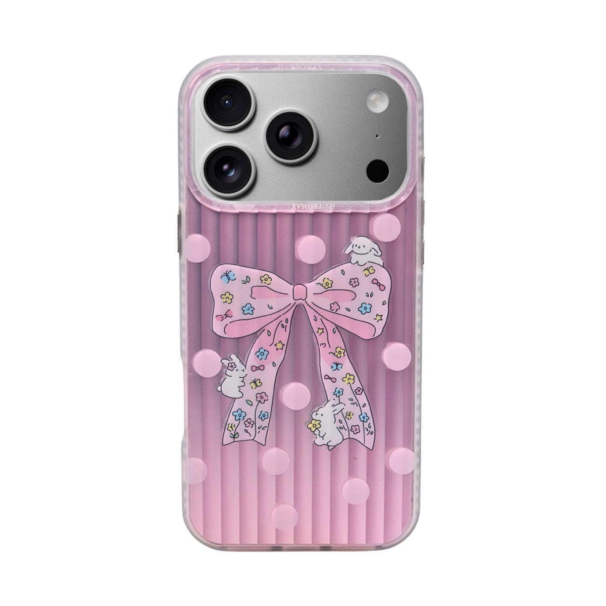 Aesthetic Bow & Floral Phone Case for iPhone 17 Pro Max