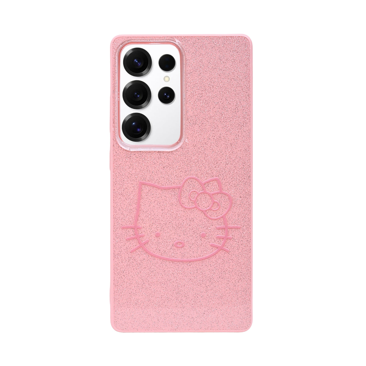 Glitter Sparkle Kitty Phone Case for Samsung Galaxy S25 Ultra