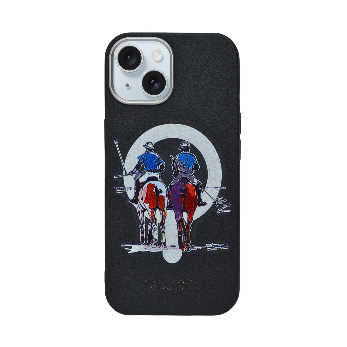 Santa Barbara Polo & Racquet Club Leather Phone Case For iPhone 15