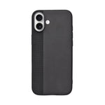Premium Carbon Leather Stylish Protection Case for iPhone 16 Plus