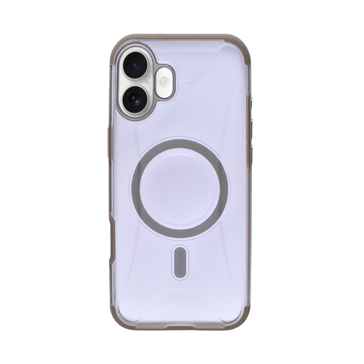 Transparent MagSafe Case with Shockproof Protection for iPhone 16 Plus