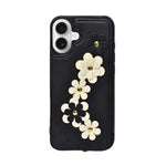 3D Flower Wallet Flip with Card Holder & Detachable Sling Phone Case for iPhone 16 Plus