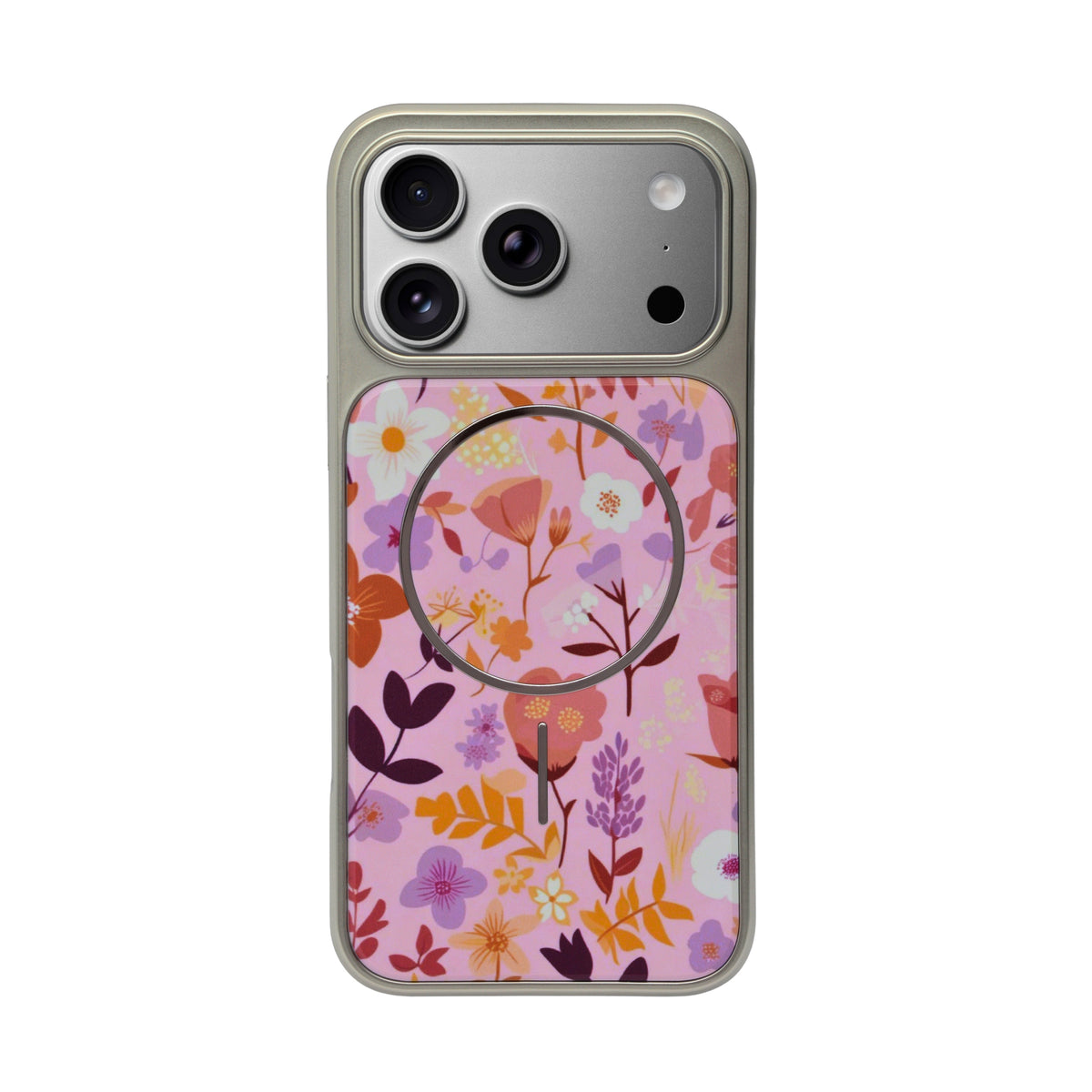 Floral Blossom Print MagSafe Compatible Phone Case for iPhone 17 Pro