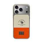 Santa Barbara Polo Club Dual Tone Leather Finish Phone Case for iPhone 17 Pro