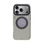 Luxury Leather Finish MagSafe with 360° Rotatable Kickstand Phone Case for iPhone 17 Pro Max