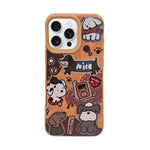 Cute Puppy Cartoon Design Protective Phone Case for iPhone 16 Pro Max